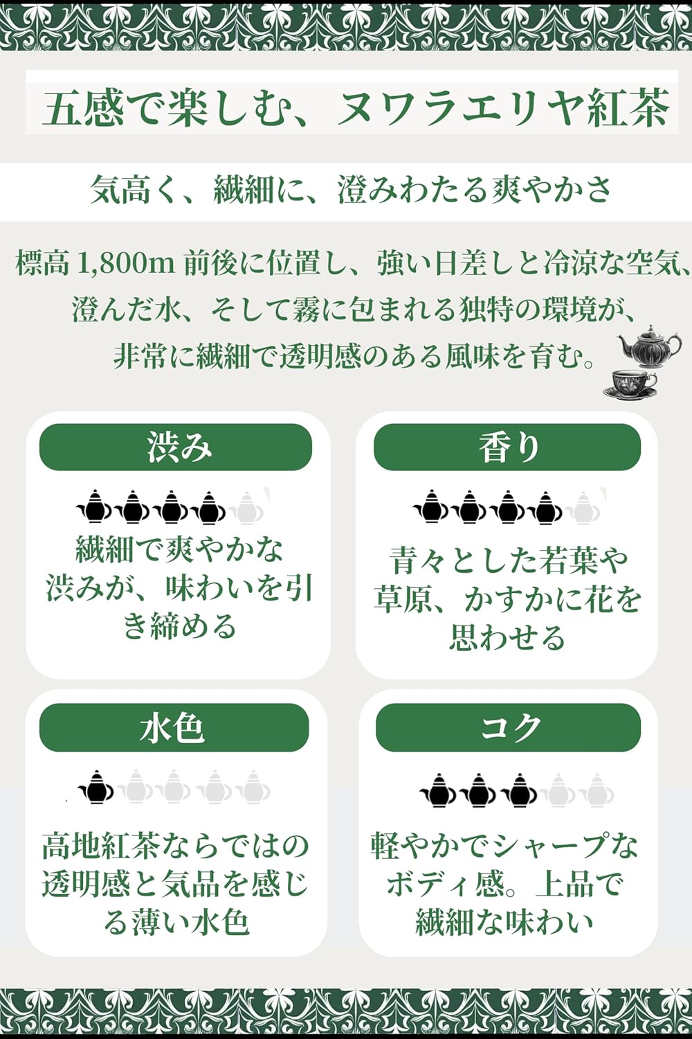 ヌワラエリヤOP 75g